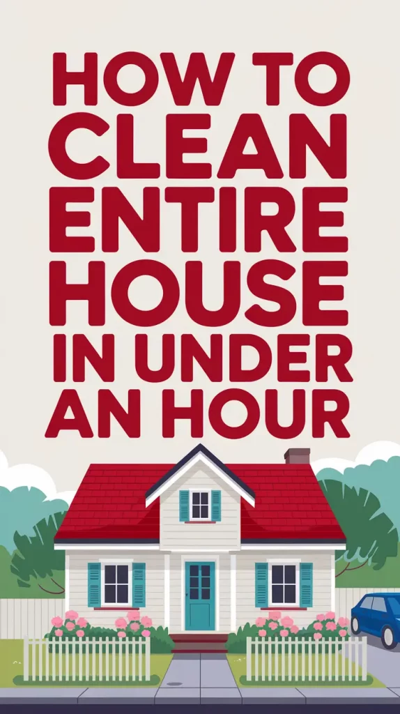 How to Clean Your Entire House in Under an Hour (2025 Guide)