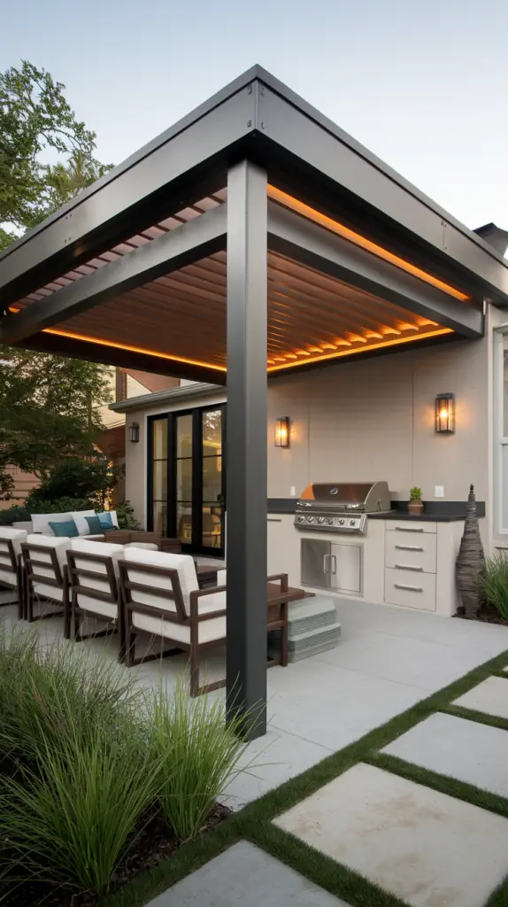 Covered BBQ Spaces: 27 Outdoor BBQ Area With Roof Ideas to Elevate Your Space