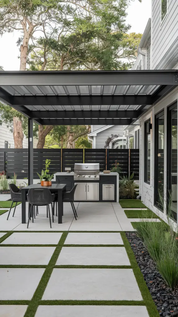 Covered BBQ Spaces: 27 Outdoor BBQ Area With Roof Ideas to Elevate Your Space