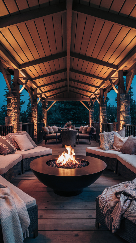 Firepit Magic: 26 Cozy and Stylish Outdoor Seating Designs