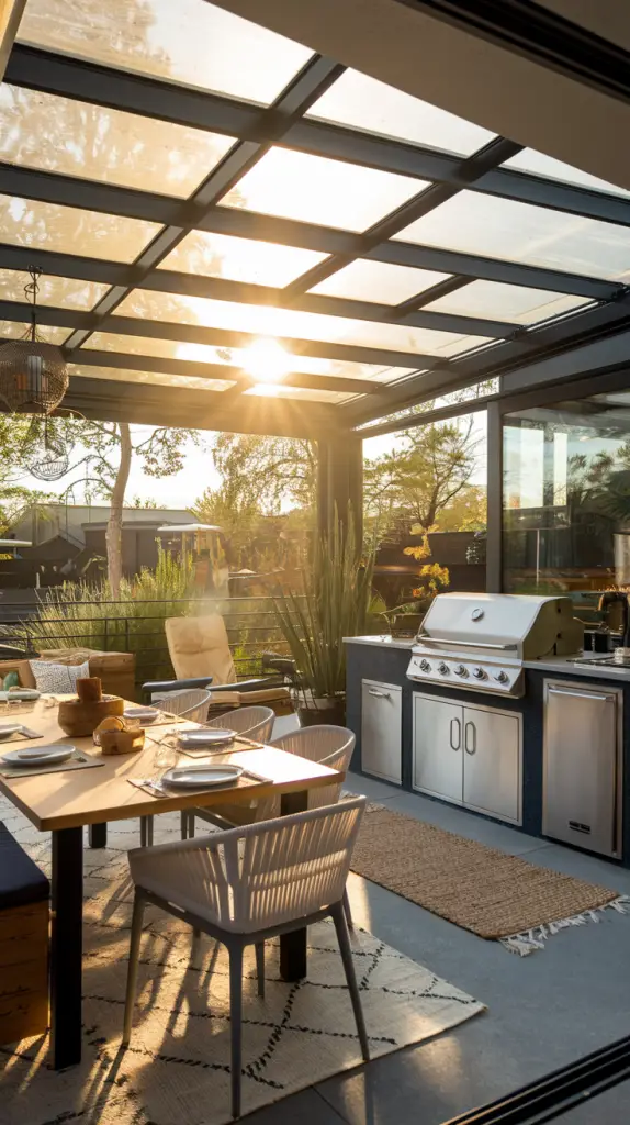Covered BBQ Spaces: 27 Outdoor BBQ Area With Roof Ideas to Elevate Your Space