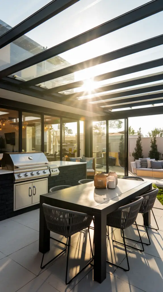 Covered BBQ Spaces: 27 Outdoor BBQ Area With Roof Ideas to Elevate Your Space