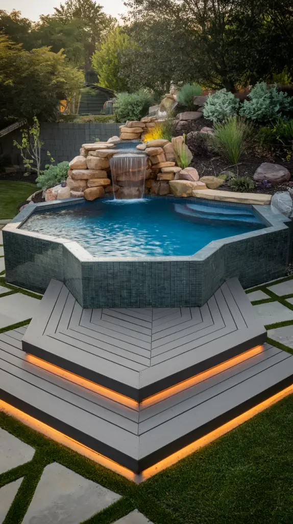 Stylish and Functional: 28 Above Ground Pool Deck Designs You’ll Love