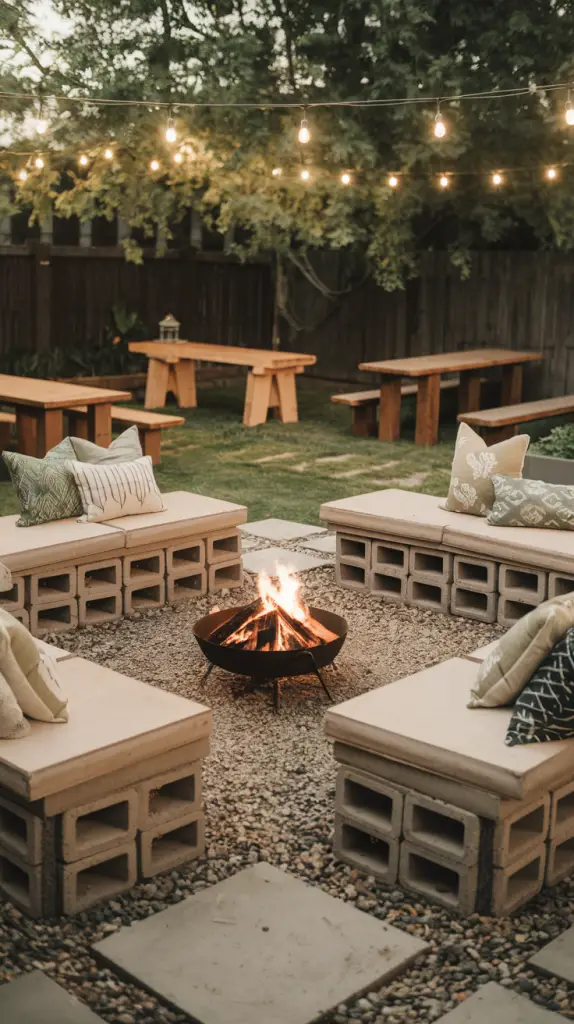 Firepit Magic: 26 Cozy and Stylish Outdoor Seating Designs
