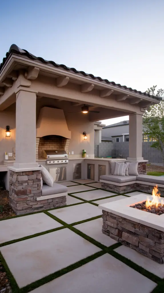 Covered BBQ Spaces: 27 Outdoor BBQ Area With Roof Ideas to Elevate Your Space