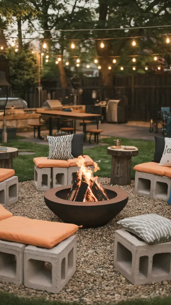 Firepit Magic: 26 Cozy and Stylish Outdoor Seating Designs