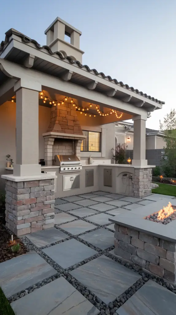 Covered BBQ Spaces: 27 Outdoor BBQ Area With Roof Ideas to Elevate Your Space