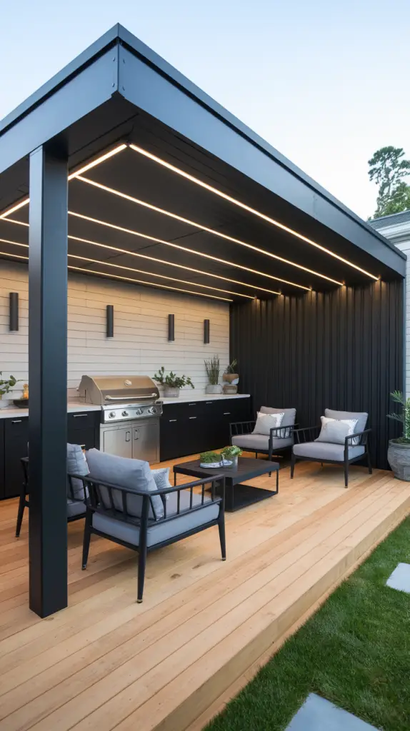 Covered BBQ Spaces: 27 Outdoor BBQ Area With Roof Ideas to Elevate Your Space