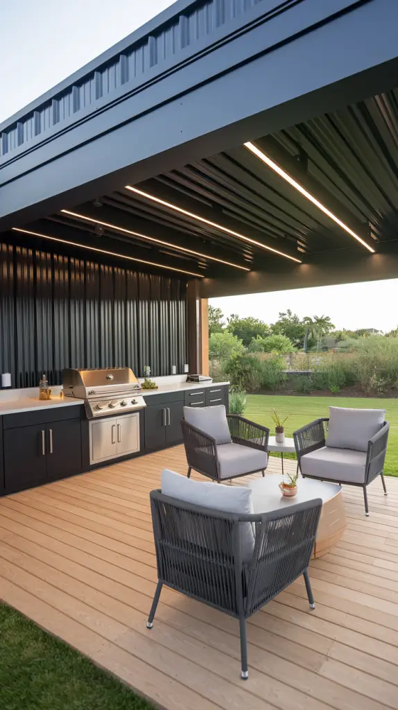 Covered BBQ Spaces: 27 Outdoor BBQ Area With Roof Ideas to Elevate Your Space