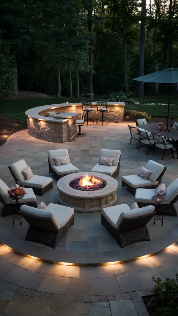 Firepit Magic: 26 Cozy and Stylish Outdoor Seating Designs