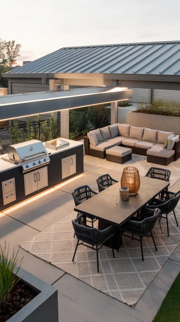 Covered BBQ Spaces: 27 Outdoor BBQ Area With Roof Ideas to Elevate Your Space