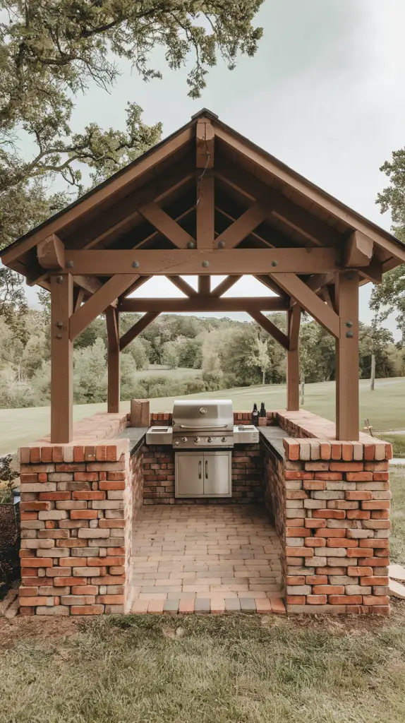 Covered BBQ Spaces: 27 Outdoor BBQ Area With Roof Ideas to Elevate Your Space