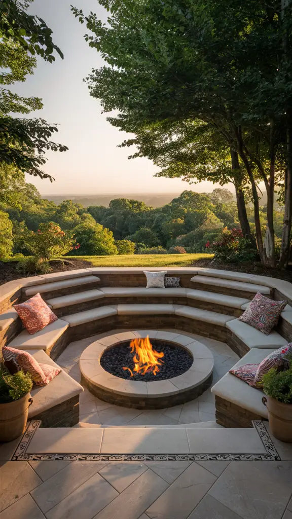 Firepit Magic: 26 Cozy and Stylish Outdoor Seating Designs