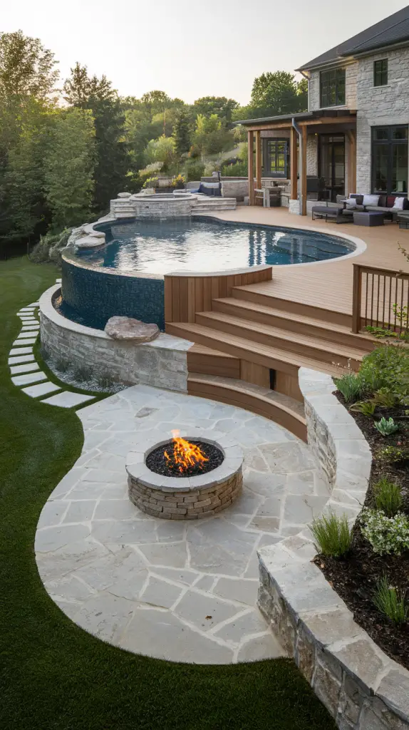 Stylish and Functional: 28 Above Ground Pool Deck Designs You’ll Love