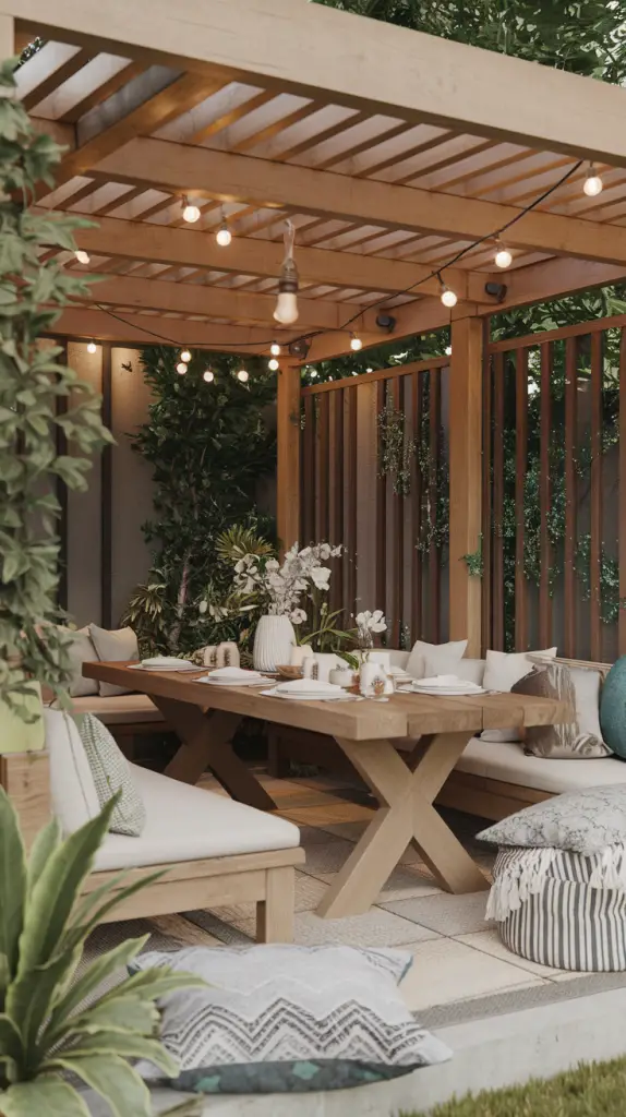 27 Cute Outdoor Dining Area Ideas to Elevate Your Backyard Experience