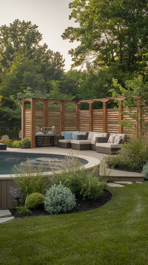 Stylish and Functional: 28 Above Ground Pool Deck Designs You’ll Love