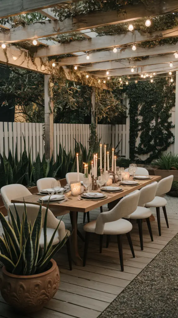 27 Cute Outdoor Dining Area Ideas to Elevate Your Backyard Experience