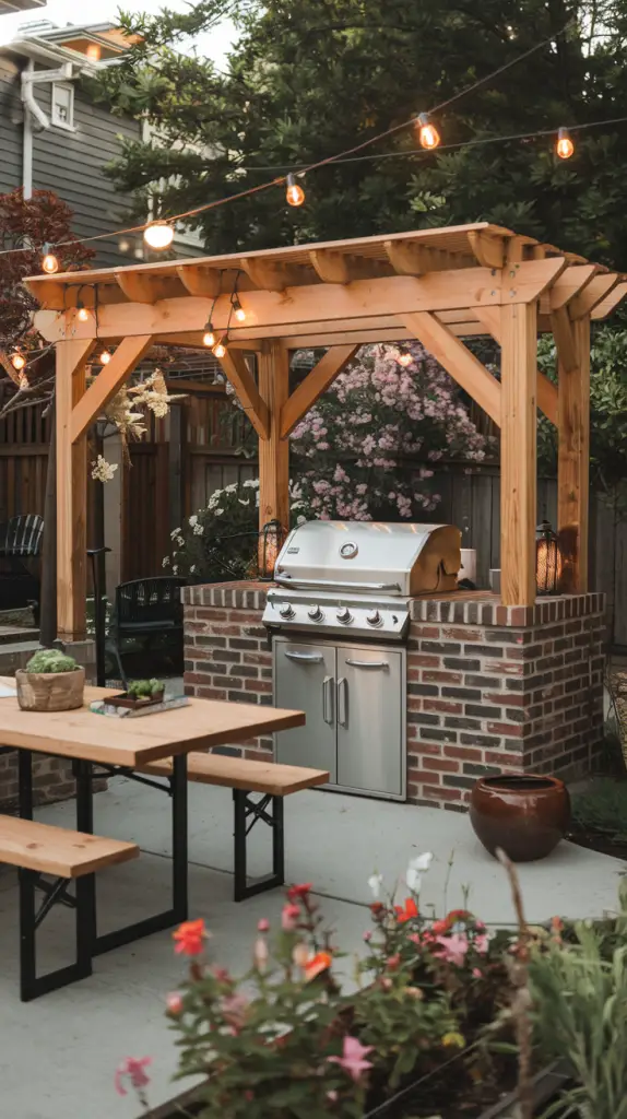 Covered BBQ Spaces: 27 Outdoor BBQ Area With Roof Ideas to Elevate Your Space