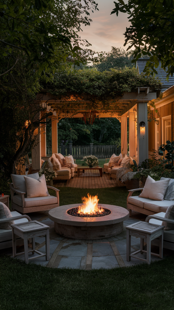 Firepit Magic: 26 Cozy and Stylish Outdoor Seating Designs