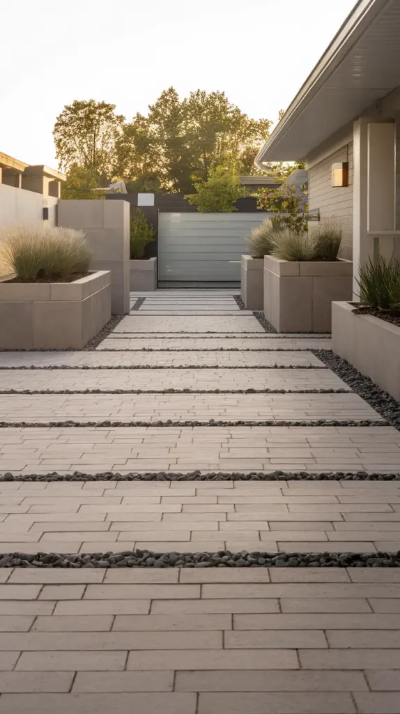 30 Modern Driveway Ideas That Instantly Boost Curb Appeal