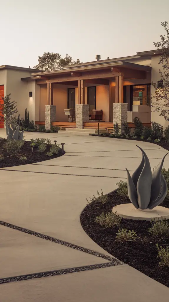 30 Modern Driveway Ideas That Instantly Boost Curb Appeal