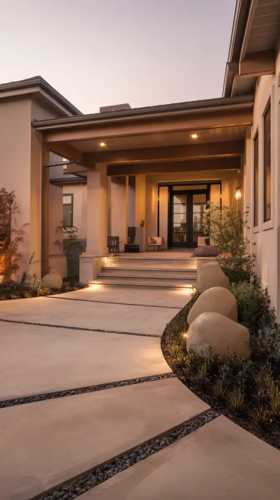 30 Modern Driveway Ideas That Instantly Boost Curb Appeal