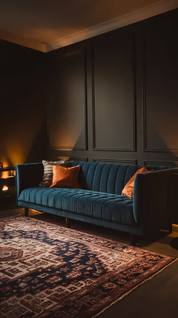 28 Stylish Moody Living Room Designs for a Luxurious and Chic Look