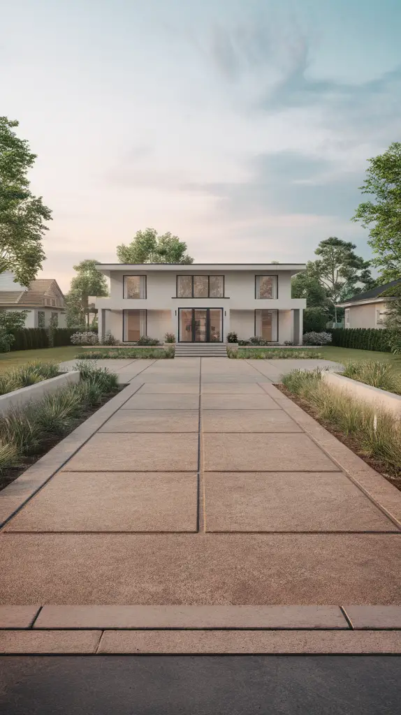 30 Modern Driveway Ideas That Instantly Boost Curb Appeal