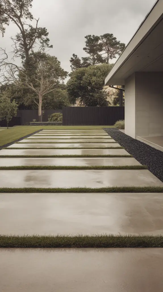 30 Modern Driveway Ideas That Instantly Boost Curb Appeal