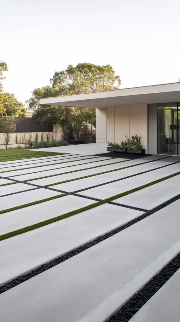 30 Modern Driveway Ideas That Instantly Boost Curb Appeal