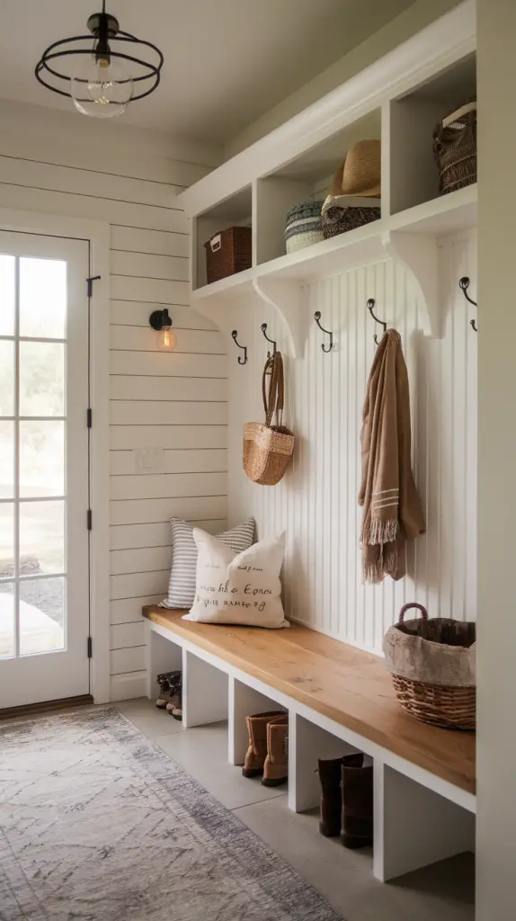 26 Functional & Beautiful Mudroom Entryway Ideas for Every Home