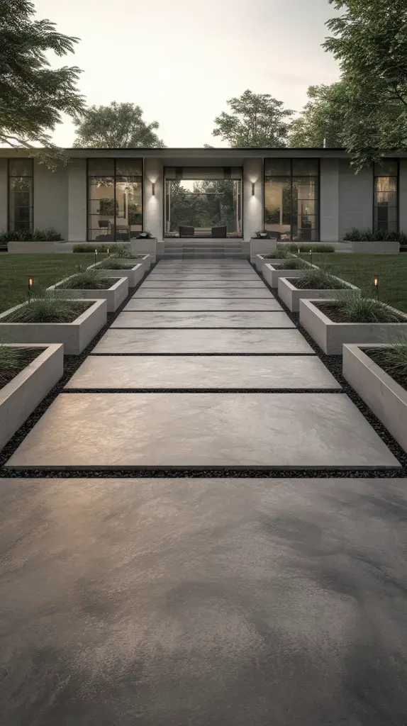 30 Modern Driveway Ideas That Instantly Boost Curb Appeal