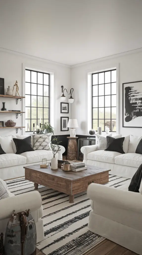 From Cozy to Modern: 27 Farmhouse Living Room Styles to Transform Your Space