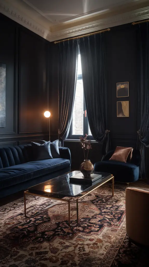 28 Stylish Moody Living Room Designs for a Luxurious and Chic Look