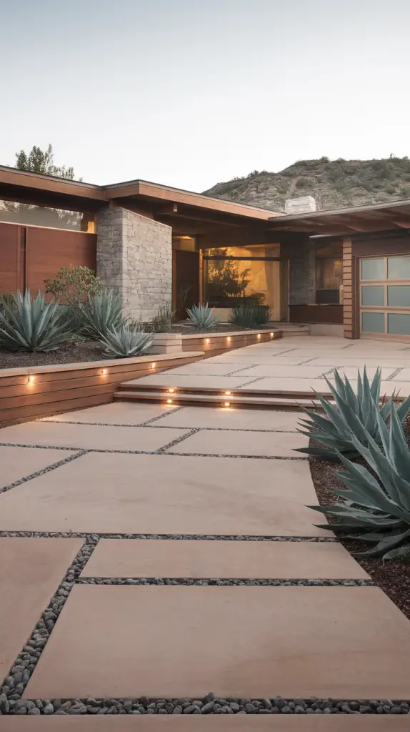 30 Modern Driveway Ideas That Instantly Boost Curb Appeal