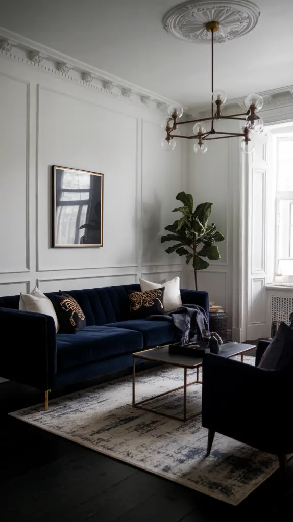 28 Stylish Moody Living Room Designs for a Luxurious and Chic Look