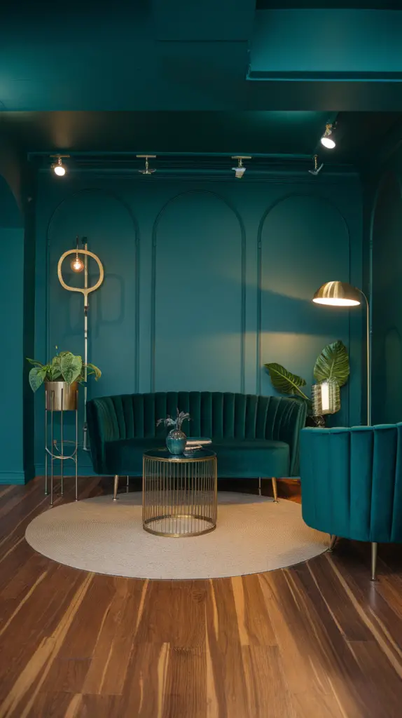 27 Dark Green Living Room Ideas That Are Simply Gorgeous