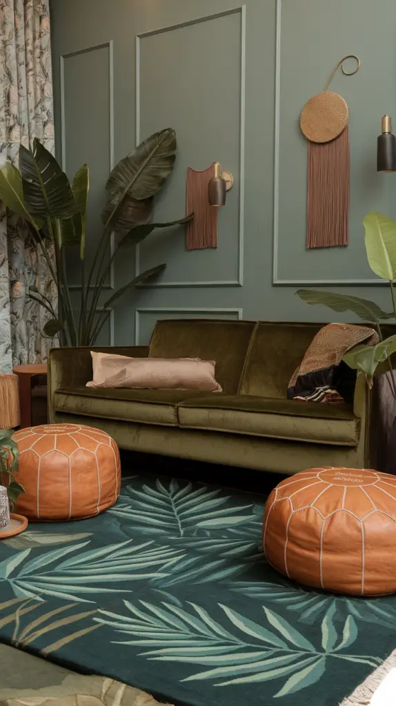 27 Dark Green Living Room Ideas That Are Simply Gorgeous