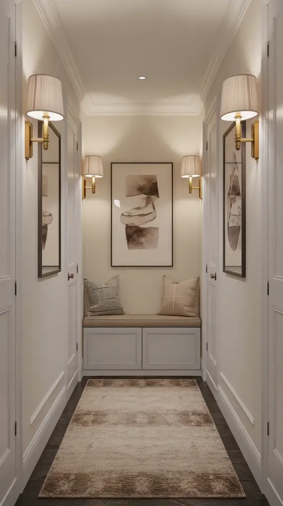 26 Stunning Ways To Make Narrow Hallways Feel Bigger And Brighter