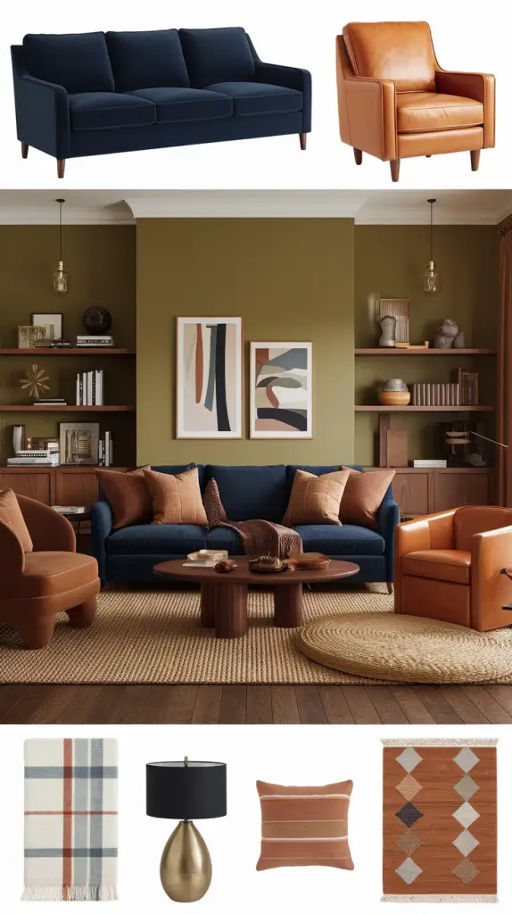 28 Blue And Green Living Room Ideas That Will Refresh Your Space