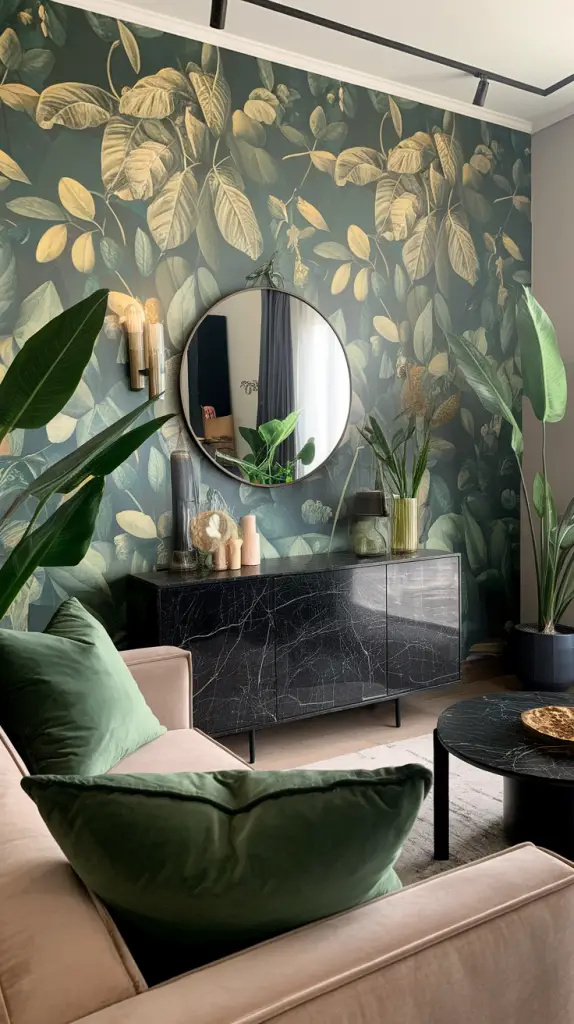 27 Dark Green Living Room Ideas That Are Simply Gorgeous