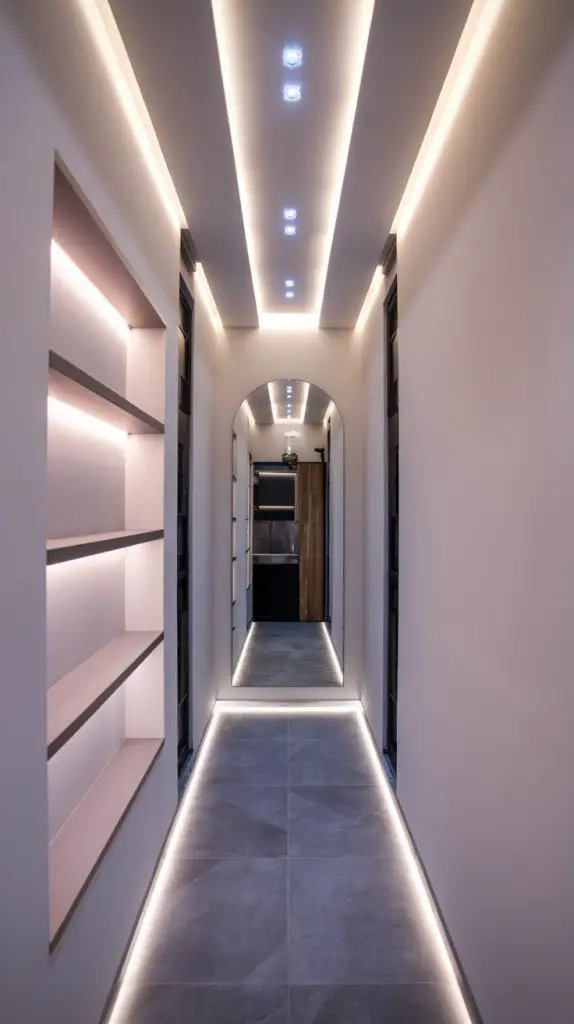 26 Stunning Ways To Make Narrow Hallways Feel Bigger And Brighter