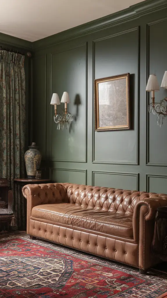 27 Dark Green Living Room Ideas That Are Simply Gorgeous