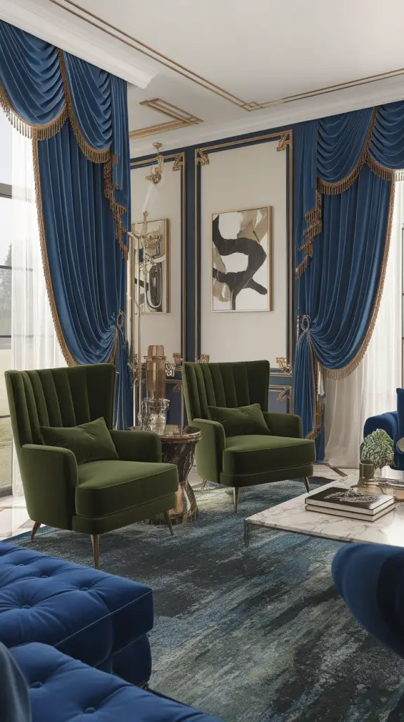 28 Blue And Green Living Room Ideas That Will Refresh Your Space