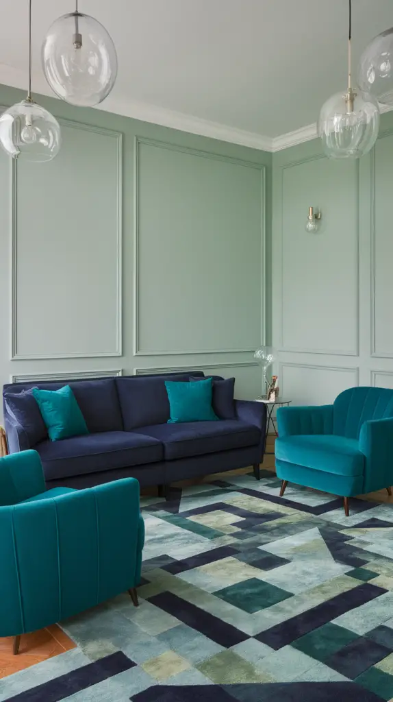 28 Blue And Green Living Room Ideas That Will Refresh Your Space
