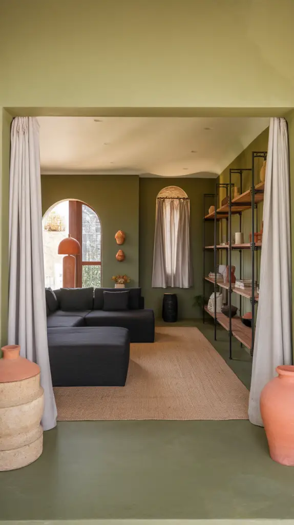 27 Dark Green Living Room Ideas That Are Simply Gorgeous