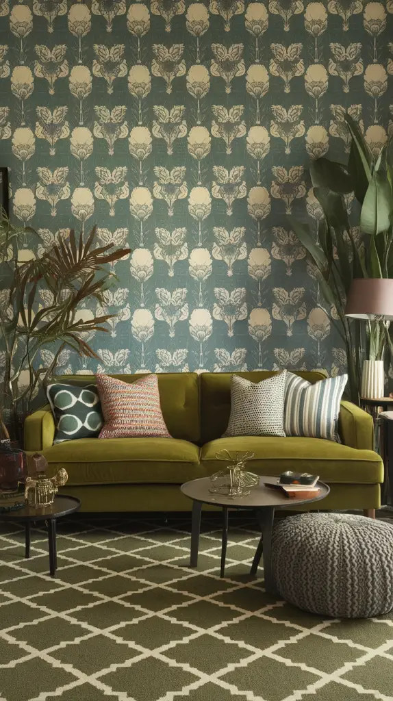 27 Dark Green Living Room Ideas That Are Simply Gorgeous