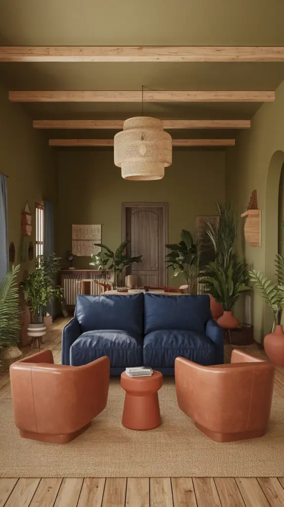 28 Blue And Green Living Room Ideas That Will Refresh Your Space