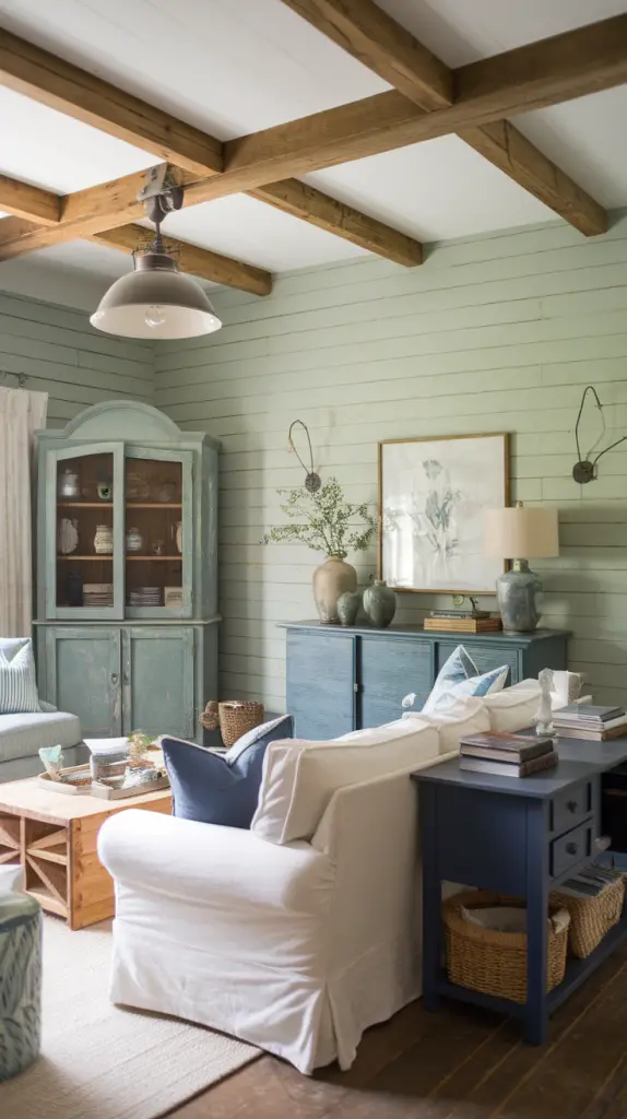 28 Blue And Green Living Room Ideas That Will Refresh Your Space