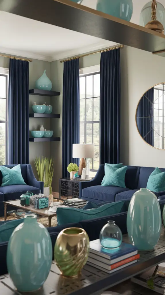 28 Blue And Green Living Room Ideas That Will Refresh Your Space